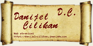 Danijel Cilikan vizit kartica